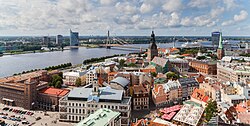 Vista general de Riga