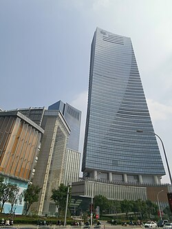 Edificio Center66 en el centro de Wuxi