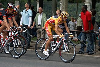 Alejandro Valverde durante la competición