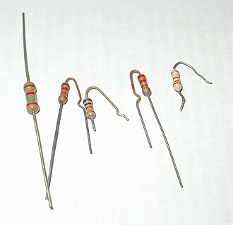 Componente electrónico tipo resistor
