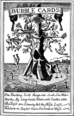 Representación histórica de la burbuja de los mares del sur de 1720