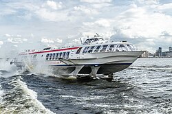 Embarcación tipo hidroala ruso modelo Meteor.