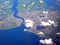 Sønderborg vista desde el aire