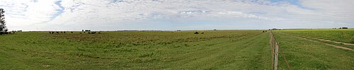 La pampa argentina en la provincia de La Pampa