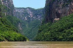 Cañón del Sumidero en México.