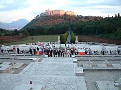 Abadía de Monte Cassino en Italia