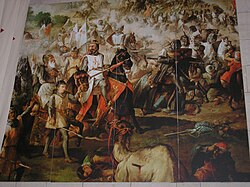 Escenas de la Reconquista por las Órdenes Militares en el Monasterio de Uclés