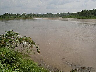 Vista panorámica del río San Miguel en su entorno selvático