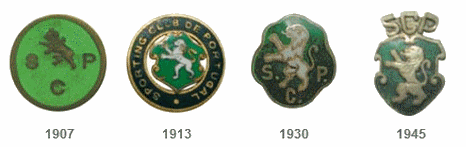 Evolución histórica de los escudos del club