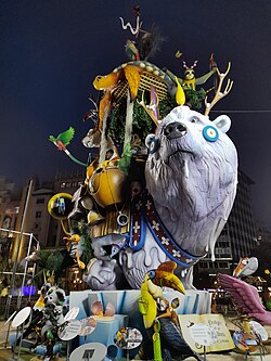 Fotografía de las Fiestas de las Fallas en Valencia, España, en 2022