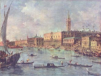 El Palazzo Ducale en Venecia, de Francesco Guardi