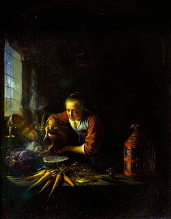 La cocinera holandesa de Gerrit Dou