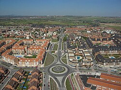 Comunidad desarrollada recientemente en los suburbios de Madrid con supermanzanas