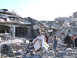 Escombros en Gaza tras los ataques de 2008 y 2009