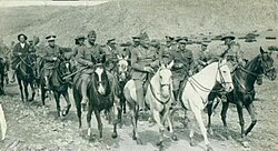 Caballería del ejército español en el Desembarco de Alhucemas.