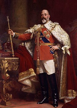 Eduardo VII en su coronación en 1902