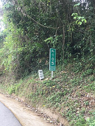 Postes de referencia en la vía Sogamoso-Aguazul