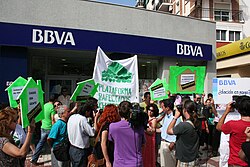 Protestas contra desahucios