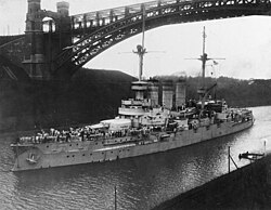 Acorazado SMS Lothringen en el canal