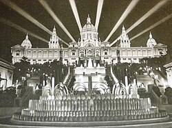 El Palacio Nacional en el año de su inauguración en 1929.