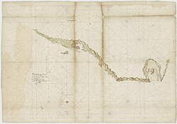 Ilustración histórica holandesa del Fuerte de la Santísima Trinidad en Keelung datada en 1629.