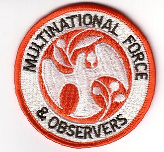 Insignia de la Fuerza Multinacional de Paz y Observadores