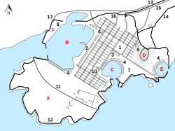 Mapa del antiguo Pireo