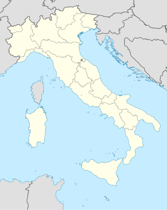Mapa de localización de Venecia en Italia
