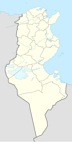 Mapa de localización de la ciudad de Túnez