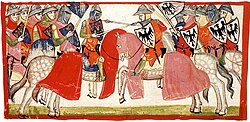Representación de la batalla de Benevento