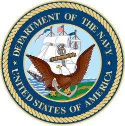 Sello representativo del Departamento de la Armada de los Estados Unidos