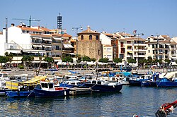 Vista del puerto de Cambrils