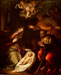 Epifanía, pintura hacia 1589 de Roland de Mois