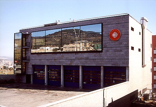 Vista del Parque Vall d'Hebrón perteneciente a la unidad territorial 1