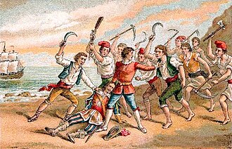 Pintura histórica sobre el Corpus de Sangre