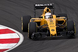Monoplaza Renault RS16 en su presentación oficial