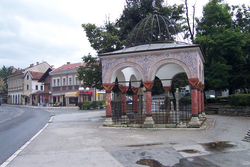 Antiguo templo bogomilo en Bosnia.
