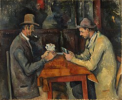 Pintura Los jugadores de cartas de Paul Cézanne