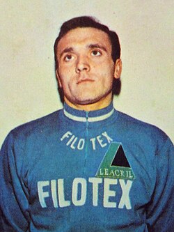 Ugo Colombo, ciclista del equipo
