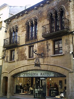 Edificio gótico en Tárrega