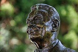 Estatua de Jean-Pascal Delamuraz en Ouchy, Lausana