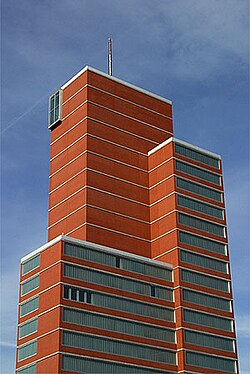 Fachada del edificio de Swisscom en Winterthur