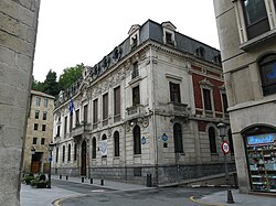 Sede social del BBVA en la plaza de San Nicolás de Bilbao