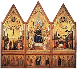 Detalle de pintura expuesta en la Pinacoteca Vaticana