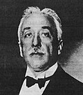 Retrato fotográfico histórico de miembro del gabinete