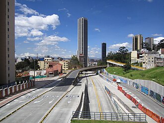 Vista panorámica de la Avenida El Dorado