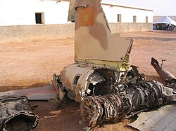 Caza marroquí F-5 derribado en Tifariti