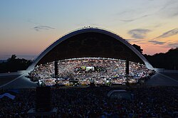 Escenario del Festival de Música Estonia en Tallin