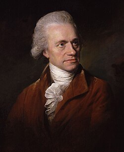 Retrato de William Herschel, quien propuso el nombre asteroide en 1802.