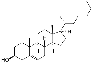 Estructura química del colesterol